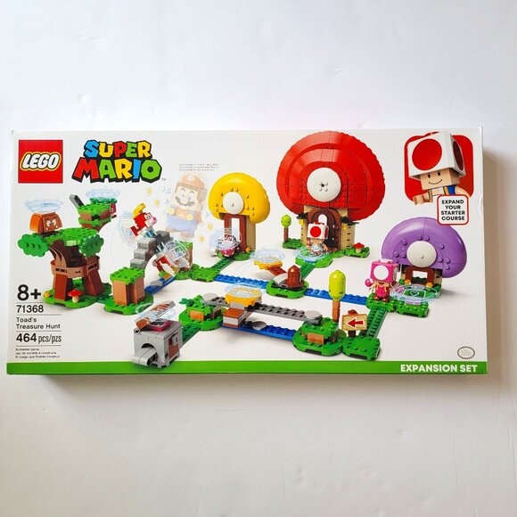 LEGO Super Mario Toad’s Treasure Hunt Expansion Set 71368, new - Picture 1 of 9
